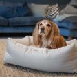 Essentials Twill Box Bed in Linen by Lords & Labradors For Cheap