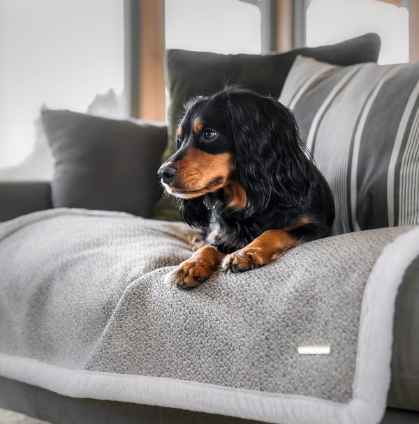 Essentials Herdwick Blanket in Pebble by Lords & Labradors Online now