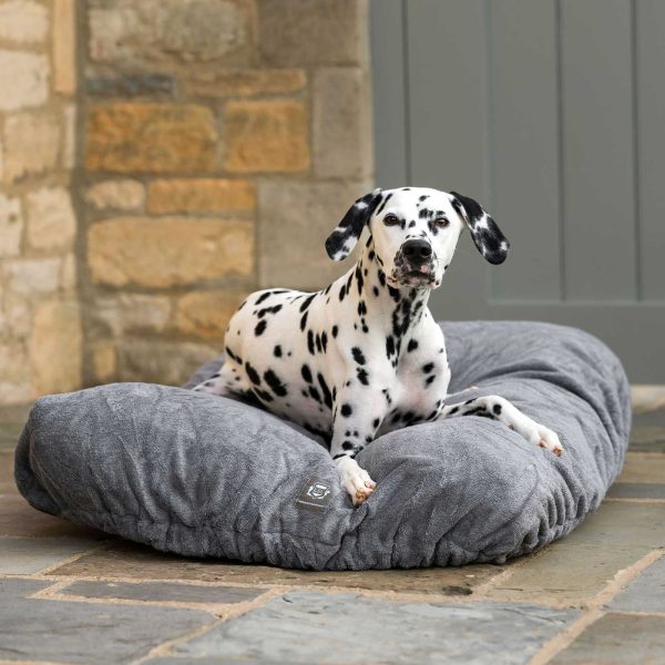 Bamboo Drying Cushion Cover in Gun Metal by Lords & Labradors Sale