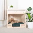 Wooden Salcombe Open Dog Crate with Drawer by Lords & Labradors Supply