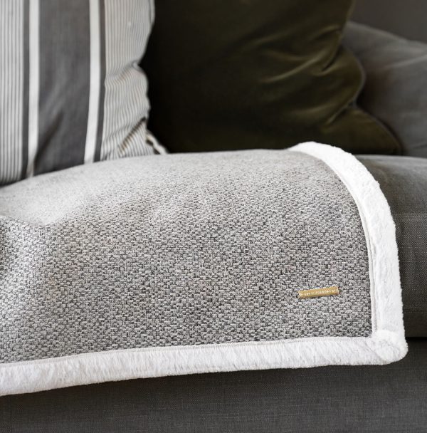 Essentials Herdwick Blanket in Pebble by Lords & Labradors Online now