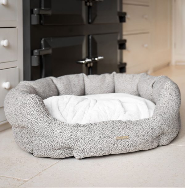 Essentials Herdwick Oval Bed in Pebble by Lords & Labradors Sale