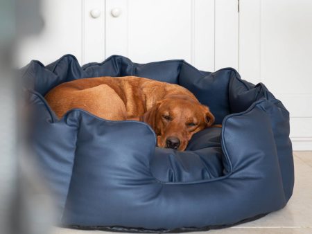 High Wall Bed With Removable Covers in Rhino Tough Pacific Faux Leather by Lords & Labradors Online Sale