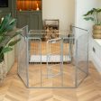 Puppy Play Pen & Crate Extension in Grey by Lords & Labradors Sale