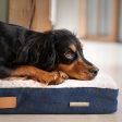 Essentials Twill Orthopaedic Mattress in Denim by Lords & Labradors Cheap