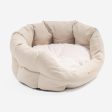 Essentials Twill Oval Bed in Linen by Lords & Labradors Sale