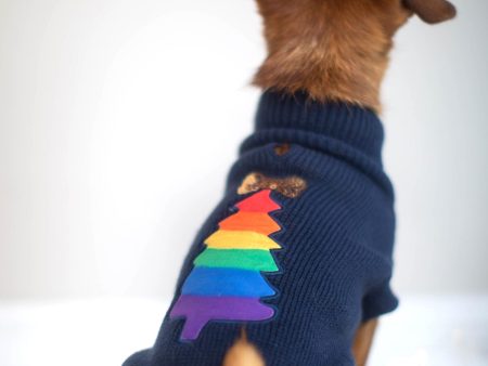 House of Paws Rainbow Christmas Jumper Online