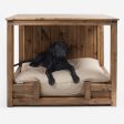 Wooden Broadsand Open Dog Crate by Lords & Labradors on Sale