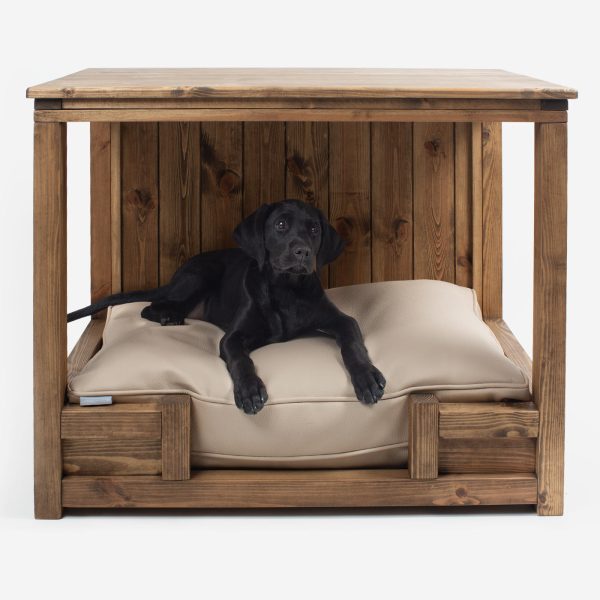 Wooden Broadsand Open Dog Crate by Lords & Labradors on Sale