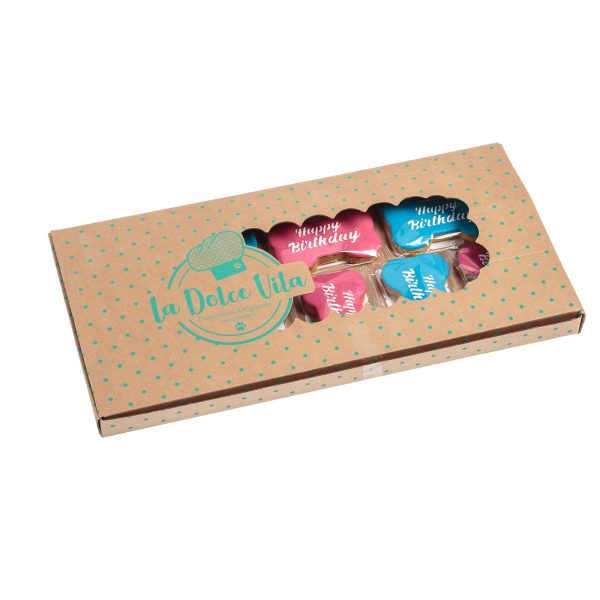 La Dolce Vita Happy Birthday Bone Biscuit on Sale