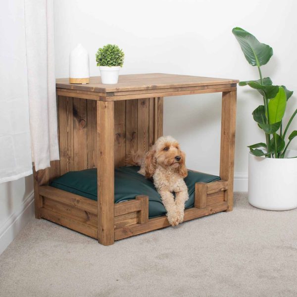 Wooden Broadsand Open Dog Crate by Lords & Labradors on Sale