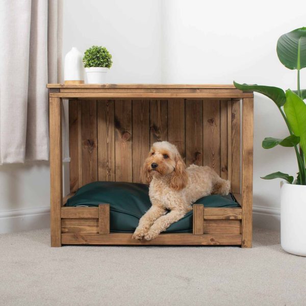 Wooden Broadsand Open Dog Crate by Lords & Labradors on Sale