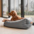 Essentials Twill Box Bed in Slate by Lords & Labradors Discount