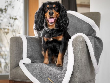 Essentials Herdwick Blanket in Graphite by Lords & Labradors Online Sale