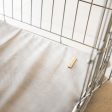 Essentials Twill Crate Mat in Linen by Lords & Labradors Sale