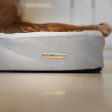 Essentials Twill Orthopaedic Mattress in Linen by Lords & Labradors on Sale