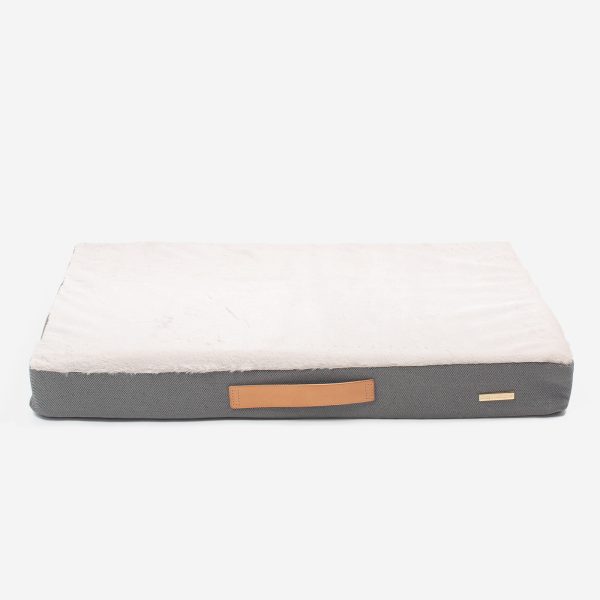 Essentials Twill Orthopaedic Mattress in Slate by Lords & Labradors Online now