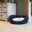 Essentials Twill Oval Bed in Denim by Lords & Labradors Online Hot Sale