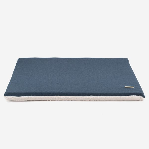 Essentials Twill Crate Mat in Denim by Lords & Labradors Sale