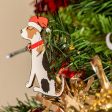 Jack Russell Christmas Decoration by Sweet William Fashion