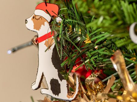 Jack Russell Christmas Decoration by Sweet William Fashion