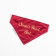 Santa s Good Girl  Bandana in Velvet by Lords & Labradors Supply