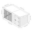 Mercia Berkshire Outdoor Dog Kennel & Run 8 x 4ft For Discount