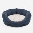 Essentials Twill Oval Bed in Denim by Lords & Labradors Online Hot Sale