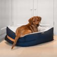 Essentials Twill Box Bed in Denim by Lords & Labradors Online Hot Sale